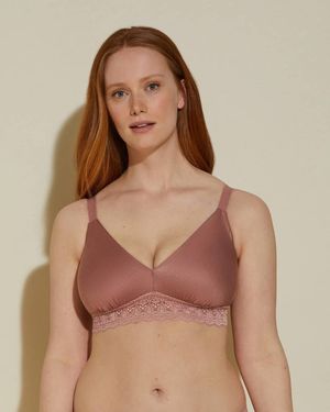 Cosabella Giulia Curvy Scoop Bralette - Brown