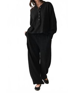 Chaser Brand Thayne Long Sleeve - Black