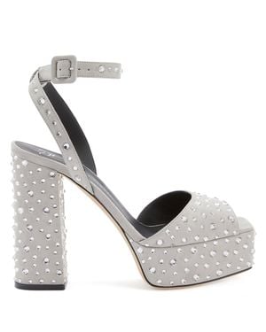 Giuseppe Zanotti New Betty Sparkle - White