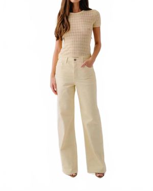 SABLYN Sammy Straight-Leg Jean - Natural