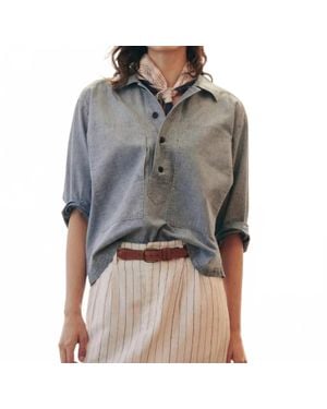The Great Railway Collared Shirt - Gray
