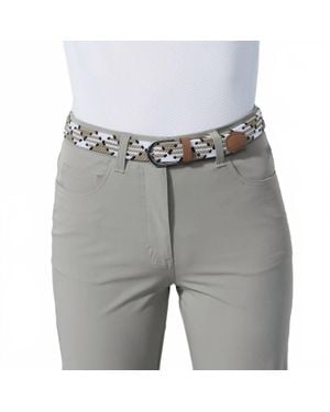 Daily Sports Giselle Argyle Belt - Gray