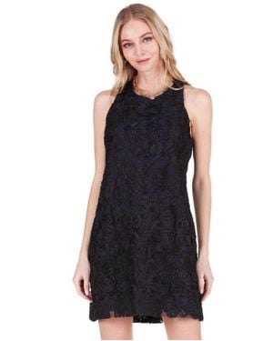 J joy Soutache Mini Dress - Black