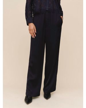 Bella Dahl Sleek Clean Wide Leg Pants - Black