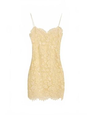 LoveShackFancy Jetta Mini Dress - White