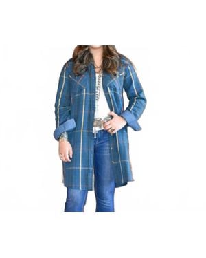 Tasha Polizzi Ayla Lapis Tunic - Blue