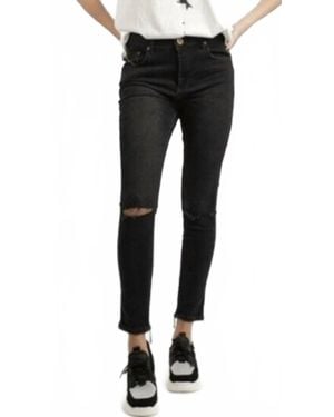 One Teaspoon High Waist Free Birds Jeans - Black