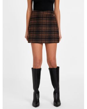 Guess Miller Plaid Skirt - Black
