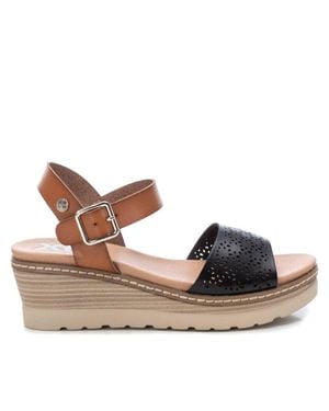 Xti Wedge Sandals By - Brown
