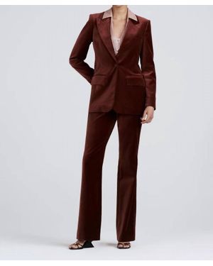 10 Crosby Derek Lam Balton Single Breasted Blazer - Red