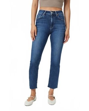 Mavi Viola Hight-Rise Slim Straight Jeans - Blue