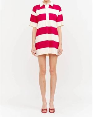 SOFIA The Label Surf Stripe Dress - Red
