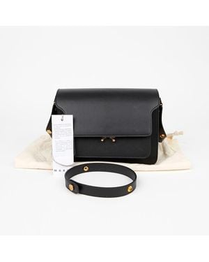 Marni Trunk Medium Shoulder Bag - Black