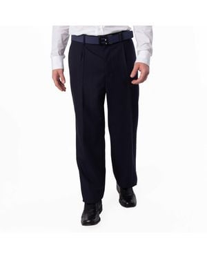 Bally Wool-Blend Tailored Pants - Blue