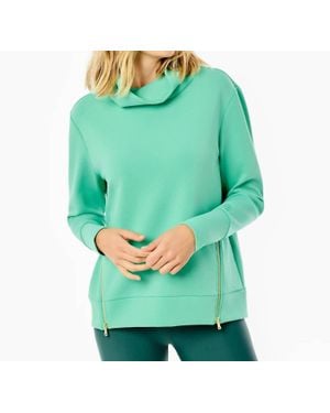Addison Bay Everyday Turtleneck Pullover - Green