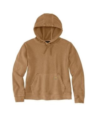 Carhartt Hoodie French Terry Midweight Kangaroo Pocket Posh075 - Brown