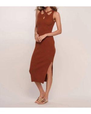 Heartloom Noir Dress - Brown