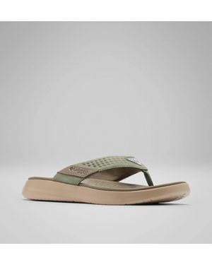 Columbia Boatside 2108561-316 Sandals Cypress Leather Flip Flop Liq1041 - Brown