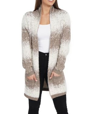 Love Token Dylan Open Front Cardigan - White