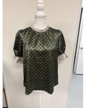 Voya Vintage Elegance Top - Green