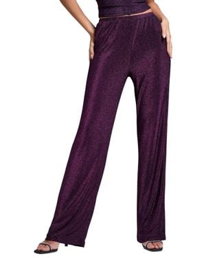 Motel Rocks Niran Glitter Pants - Purple