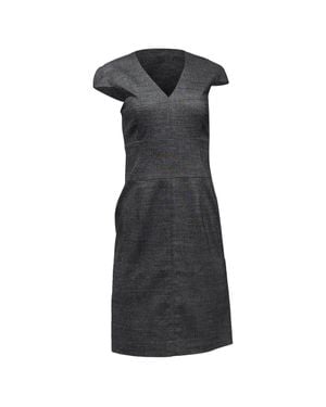 BOSS V-Neck Sheath Dress - Black