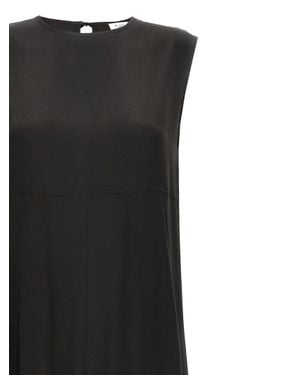 DI.LA3 PARI' Di. La3 Pari' Silk Long Dress - Black