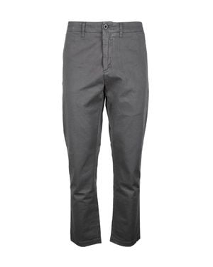 Department 5 Stretch Cotton Pants - Gray