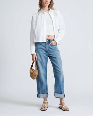 Rag & Bone Featherweight Baggy Dre Jean - Blue