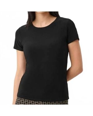 Joseph Ribkoff Short Sleeve Top - Black