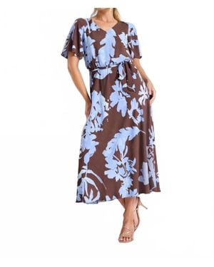 NIC+ZOE Cloud Blossom Brooke Dress - Blue