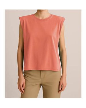 Project Social T Belzo Crewneck Tee - Orange