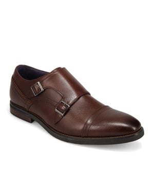 Dockers Ballard Double Buckle Dress Shoe - Brown
