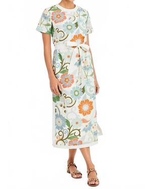 mestiza Deanna Midi Dress - Metallic