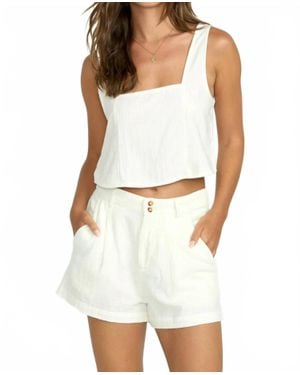 Billabong Open Skies Woven Tank - White