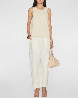 Apiece Apart Chiesa Crewneck Vest - White