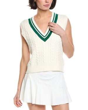 Beyond Yoga The Cable Knit Vest - White