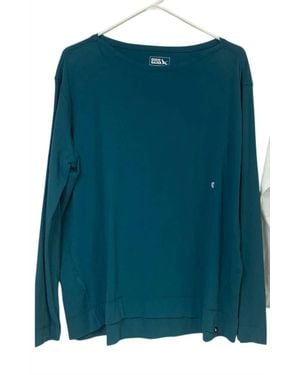 Eddie Bauer Long Sleeve Tempo Boat Neck Tee - Green