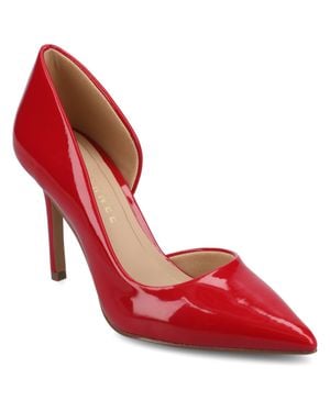 Journee Collection Journee Blanca D'Orsay Pumps - Red