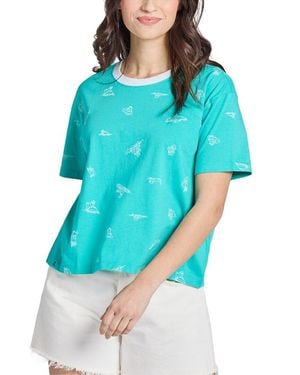 Life Is Good. Crusher Boxy T-Shirt - Blue