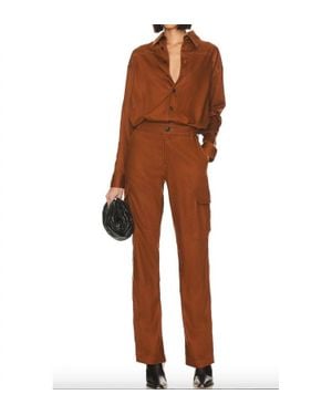 RTA Cargo Jumpsuit - Brown