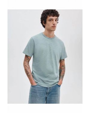 Rag & Bone Classic Slub Tee - Blue