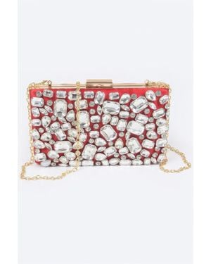 Fashnzfab Embroidered Elegant Clutch