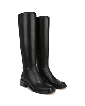 Franco Sarto Geralyn Boots Side Zip Block Heel Knee High Hawk3016 - Black