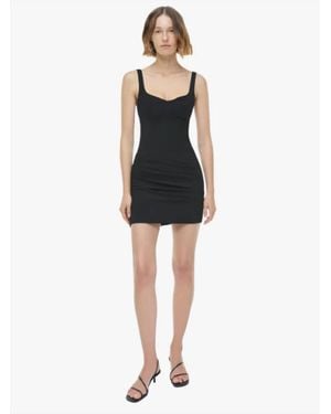 Jonathan Simkhai Lindy Sculpted Scuba Mini Dress - Black