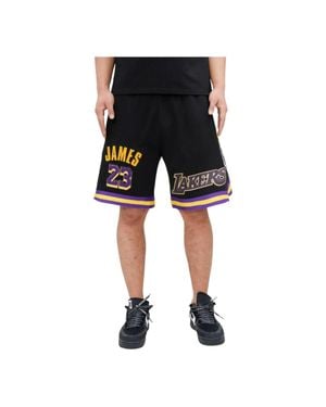 Pro Standard Los Angeles Lakers Lebron James Pro Team Shorts - Black