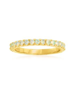 Ross-Simons 2Mm Opal Ring - Yellow