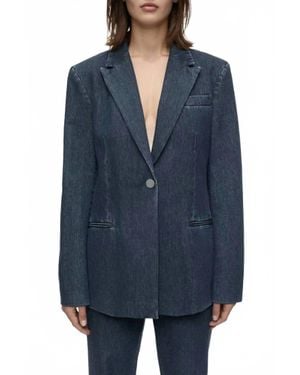 Closed Slim Rigid Denim Blazer - Blue