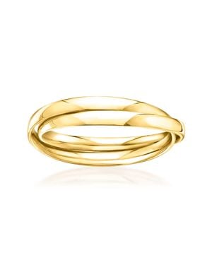 Ross-Simons Italian 10Kt Rolling Ring - Metallic