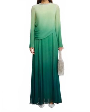 Acler Bridle Maxi Dress - Green